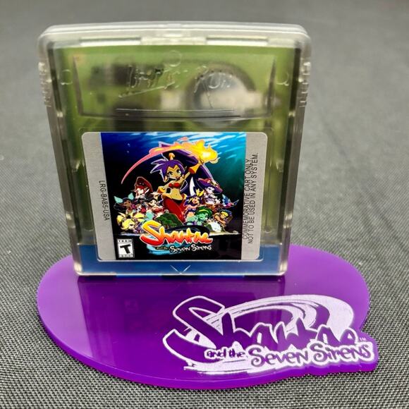 Limited Run Shantae and the Seven Sirens Commemorative Retro Cartridge & Stand - Picture 1 of 7